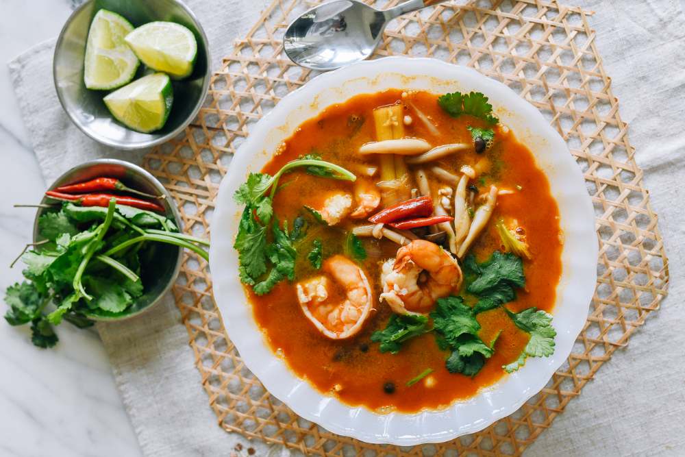 Tom yum Goong, plat thailand